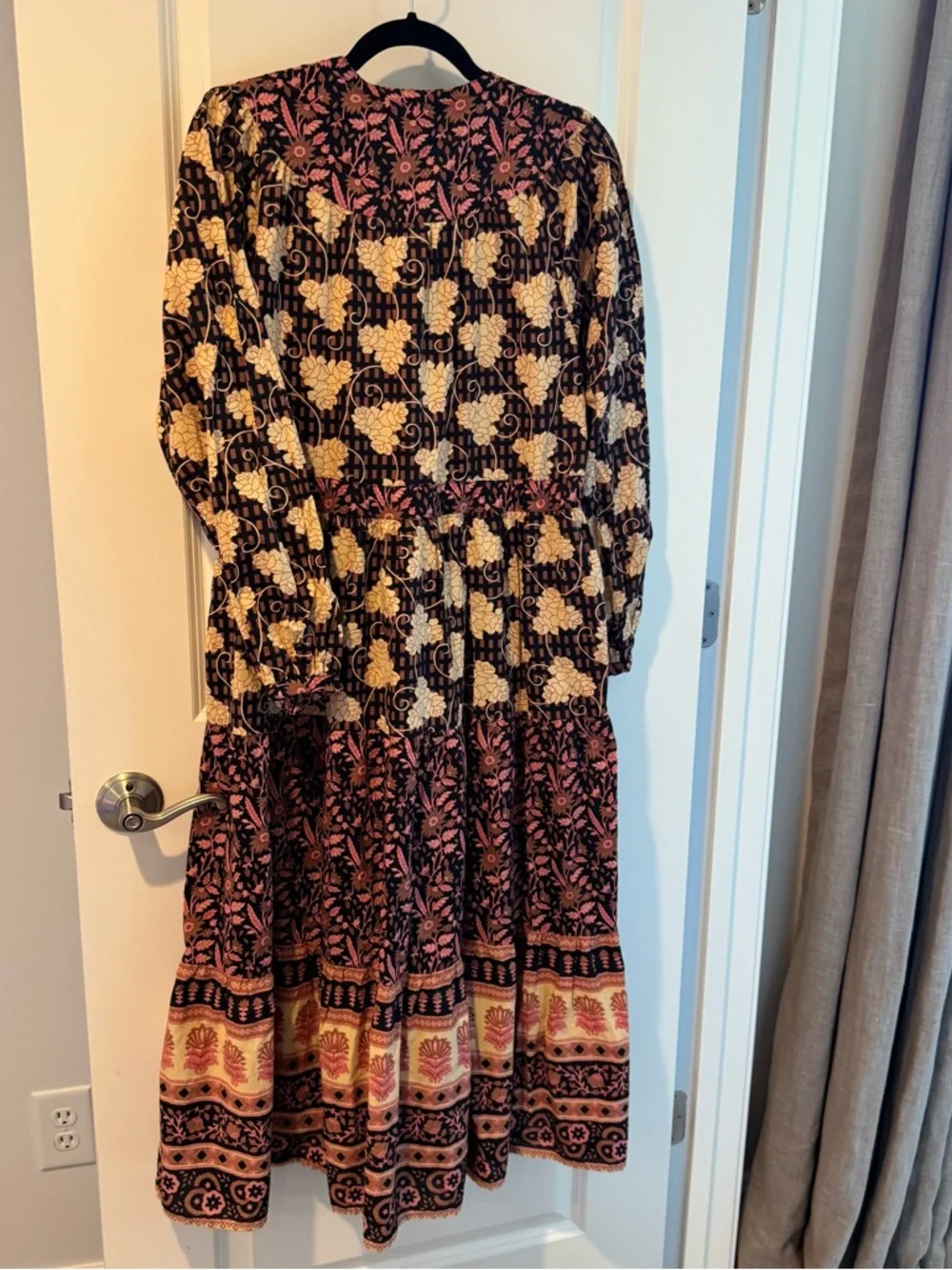 Mille Midi Dress Floral Tiered | M - Picture 5 of 7
